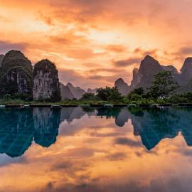 YangShuo Waterside Boutique Hotel, hotelli kohteessa Gaotian
