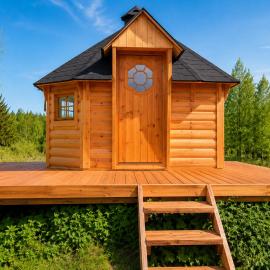 Korjuse Moori Põhjataeva mäeonn- Northern Sky Hilltop Cabin, hotel em Korjuse