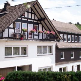Dreibettzimmer mit Dusche und Wc, Hotel in Lennestadt