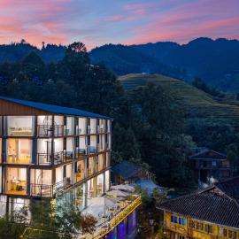 Longji Terrace Mountain Bank Crossing Hotel, hotel in Heping