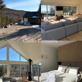 Chalet L'Estuaire, River View, Spa, ξενοδοχείο σε Saint-Joseph-de-la-Rive