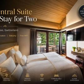 Central suite to stay for two experience SaasFee, hotel din Saas-Fee