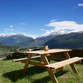 Alpine Home with 180 Aosta Valley Views
