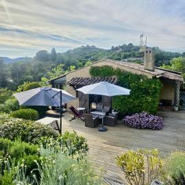 Un havre de paix à 30 min de Nice, jardin privé