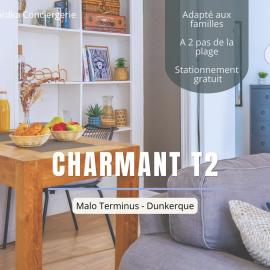 Charmant T2 - Malo Terminus - Plage à pied