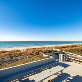 Pine Knoll Shores Vacation House- Private Beach Access-Family Friendly