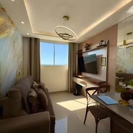 2 Qtos Lindo Apto| Praia +Lazer Completo+ Wi-Fi