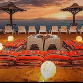 VIP Beachfront First-Row Chalet - Hijaz Oasis Resort