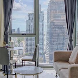Luxury HighRise Condo Stunning City View BTS Nana, hotel v mestu Bangkok