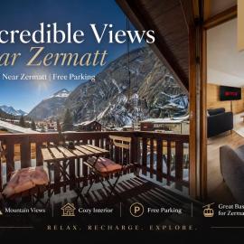 Apartment with Incredible Views near Zermatt، فندق في راندا