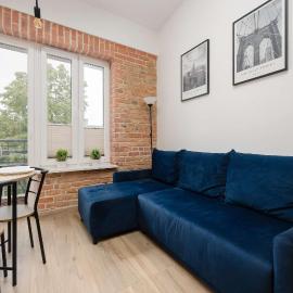 Comfortable Studio for 4 People with a Balcony in Pruszków by Noclegi Renters
