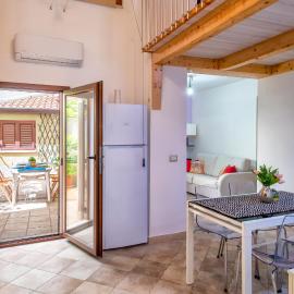 Spacious two-room apartment with private courtyard