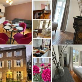 Appartements boutique dans un hôtel particulier rénové Centre & gare Parking privé Villa Vermillon Galerie, hotel Amiens-ben