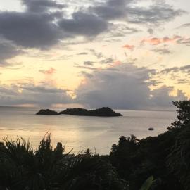 L'ecrin Lodge vue mer