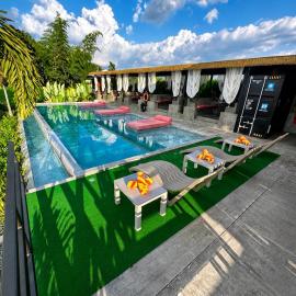 Eco Hotel La Colina Mirador Con aire acondicionado, hotelli kohteessa Quimbaya