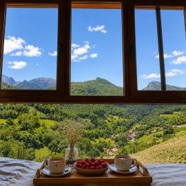 Dúplex con vistas a Picos de Europa y Proyector de Cine 120 pulgadas, hotell i Bores