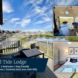Lake and Tide Lodge - Lakeside - Part of the The Bay Filey Holiday Village with pool, gym and direct beach access, pub, restaurant, tennis and meadows walks