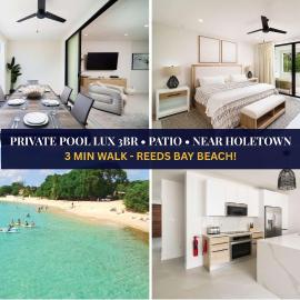Walk to Beach New Stylish 3BR Pool