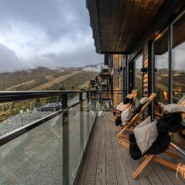 Exclusive ski-inn-ski-out apartment at Hemsedal ski scenter