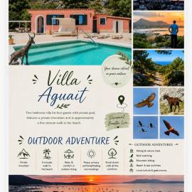 AGUAIT II - VILLA WITH PRIVATE MOUNTAIN PATH-BEACH APPROX 5 MIN WALKING BEACH,property belong Puerto Pollensa Villas and apartments, hotell i Pollença