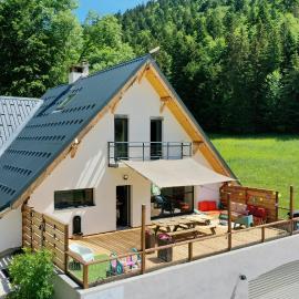 Gîte La Bohème Rhapsodie – 14 pers, terrasse panoramique et vue exceptionnelle sur Autrans