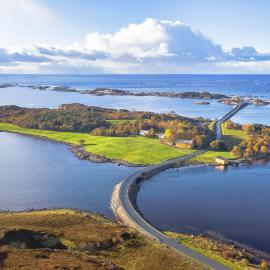 Storlauvøya The Atlantic Ocean Road