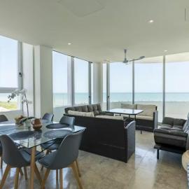 Beachfront Paradise with Shared Pool Telchac | Depto A12