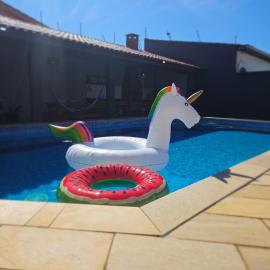 Casa Pura Vida com Piscina, 5 min da praia de Itanhaém e 3 dormitórios