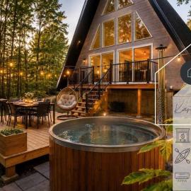 Kartalla - the A frame experience in Tremblant, hotell sihtkohas Saint-Rémi-dʼAmherst