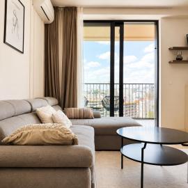 Apartman Maša Belgrade Waterfront、Sajmišteのホテル