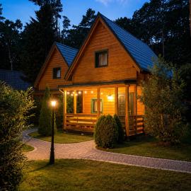 Zielone Domki - ogrzewane, hotel in Pobierowo