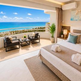 Luxury Ocean View Apartments I Sunset Terrace I Pool I 200m to Praia dos Três Castelos, hotel in Portimão