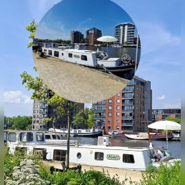 "Aloha" authentiek schip op 14 minuten vanaf Amsterdam、ウォルメルフェールのホテル
