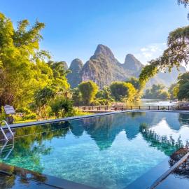 L'Eau Vive de Qixi Meidi - Riverfront Infinity Pool & Log Cabin Cafe - Outdoor Cooking Class - English Speaking Service - Complimentary Shuttle within 8 Kilometers