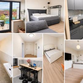 Luxuriöses Apartment in Fulda, ruhige Lage, Garten, 3 Schlafzimmer, bis 8 Gäste, hotel din Fulda