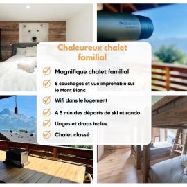 Chaleureux Chalet Familial - Vue époustouflante, hotel di Combloux