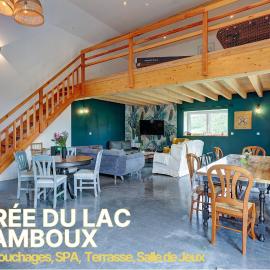 L'Orée du Lac Chamboux, SPA, Salle de jeux, Séjour 80 m2, A 2 pas du Lac