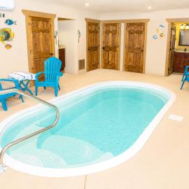 Serene Oasis - Luxe 4BR Chalet with Indoor Pool, Theater, Game Room & Hot Tub