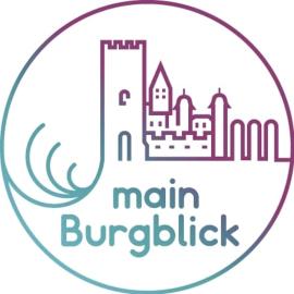 main Burgblick- malerische Lage am Wasser