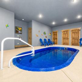 Poolside Paradise - Luxe 4BR Chalet with Indoor Pool, Theater and Game Room