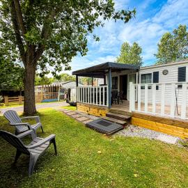 Mobile-home 4-6 Personnes - Clim - 3 Piscines chauffées, Sauna, Hammam - Tout confort - WIFI