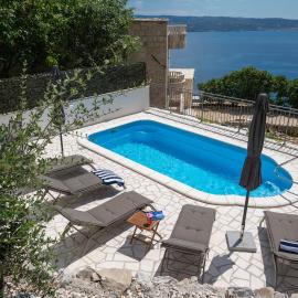 New Villa OLE, stone house, sea view, jacuzzi