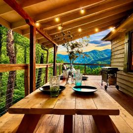 Above the Clouds Cabin, hotel in Franklin