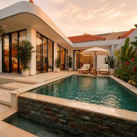 Hibiscus Private Pool Villas, Rice Field Views, Canggu by Nusa Havens, hotel a Dalung