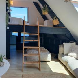 Studio sur le port avec vue exceptionnelle