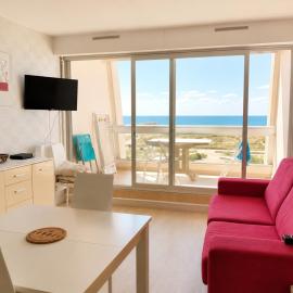 Appartement vue mer 4 personnes, hotel a Les Bains