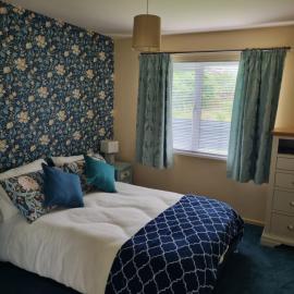 blue cottage