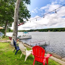 Dock & Sunset Views! Waterfront Thompson Getaway, Hotel in Thompson