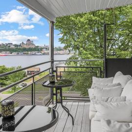 Lévis में, होटल Royal View Chateau Frontenac Balconies 6 bedrooms 15 guests