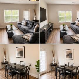 ATL Airport Retreat 3BR-3BA King Suite FreeParking, ξενοδοχείο σε Morrow